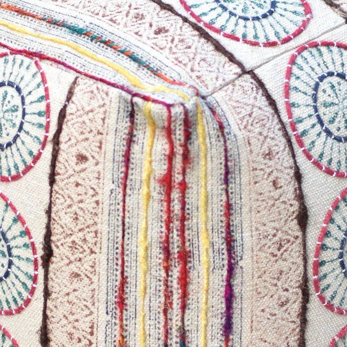 Levice Hand Woven Cotton Pouf For Home Decor
