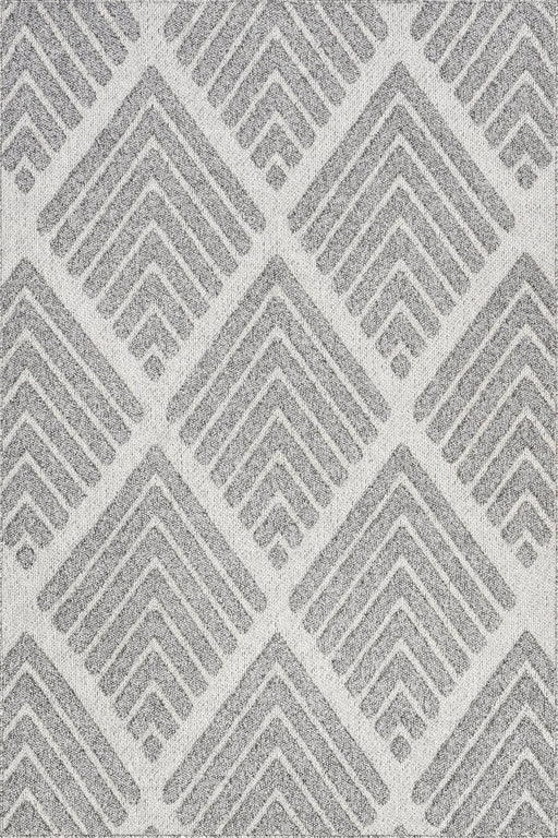 Lexie Arrow Grey Indoor Outdoor Area Rug 140 x 200 cm