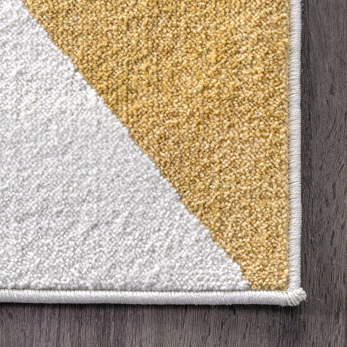 Light Grey Abstract Area Rug for Modern Interiors