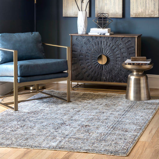 Light Grey Area Rug With Lush Texture And Durable Design