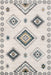 Light Grey Aztec Diamonds Area Rug 160x230 cm