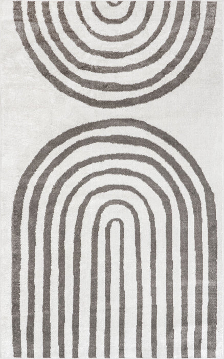 Light Grey Contemporary Area Rug for Stylish Spaces