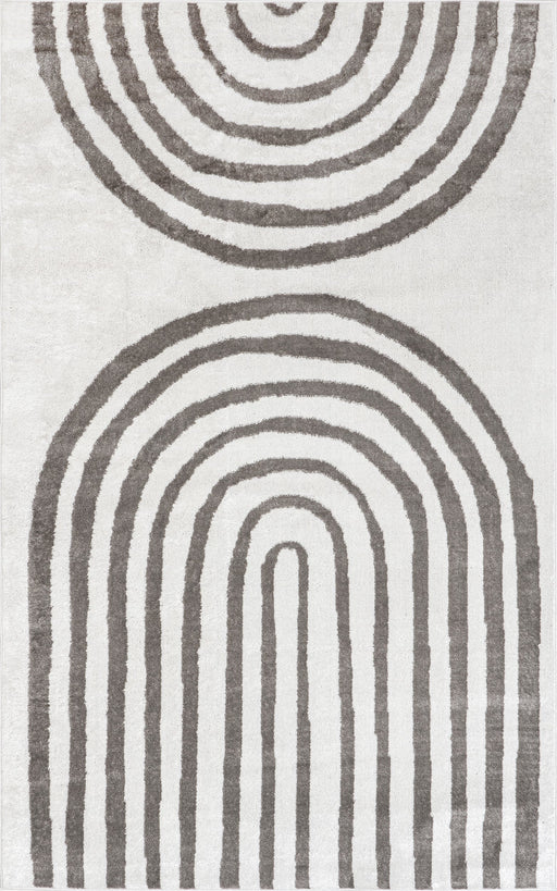 Light Grey Contemporary Area Rug for Stylish Spaces