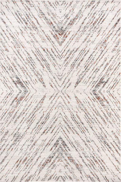 Light Grey Cross Arrow Area Rug for Living Room