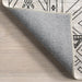 Light Grey Geometric Rug for Busy Households