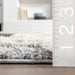 Light Grey Shag Starfish Area Rug 140 cm x 200 cm