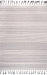 Light Grey Stripe Tassel Area Rug 140x200 cm