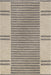 Light Grey Striped Indoor Outdoor Rug 120x180 cm