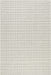 Lilian Cream Indoor Outdoor Textured Squares -matto 152x244 cm