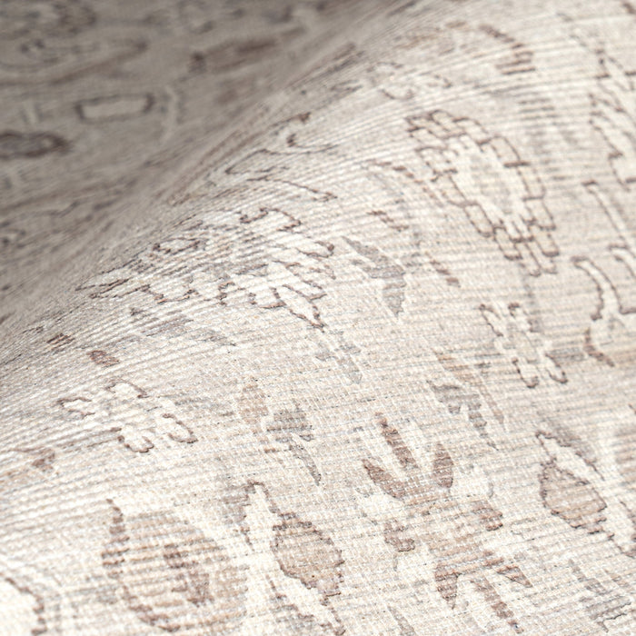Lillie Floral Machine Washable Area Rug 120x180 cm Cream