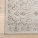 Lillie Floral Machine Washable Area Rug 120x180 cm Cream