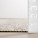 Lillie Floral Machine Washable Area Rug 120x180 cm Cream