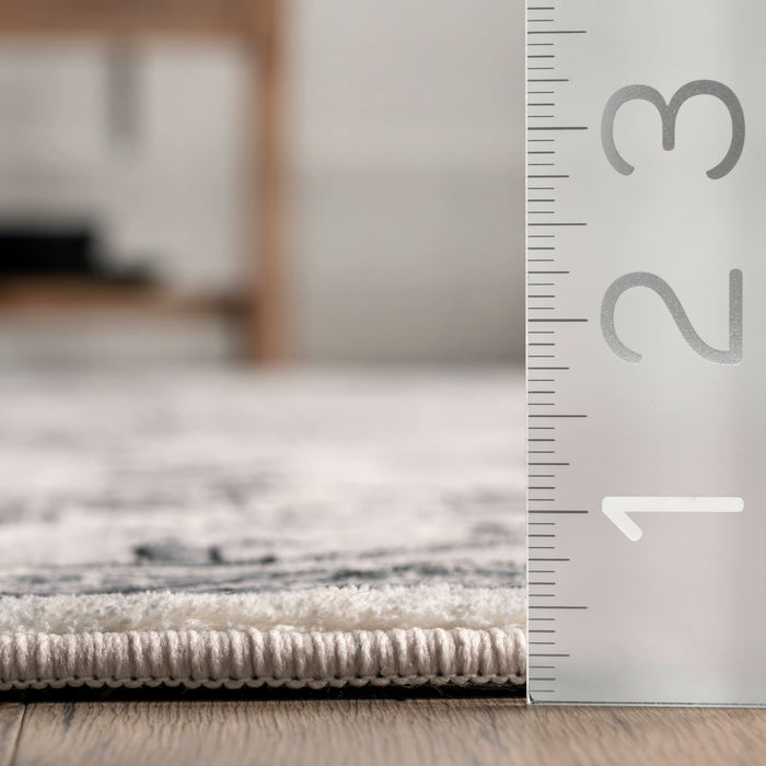 Lorelai Grey Medallion Area Rug 150x240 cm