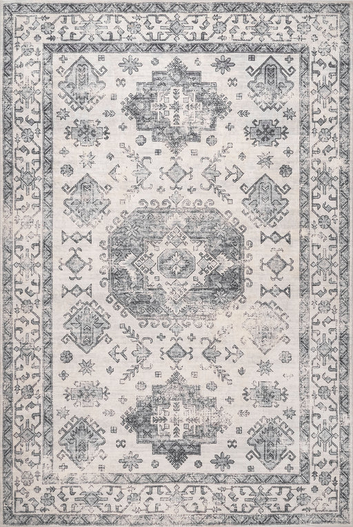 Lorelai Grey Medallion Area Rug 150x240 cm