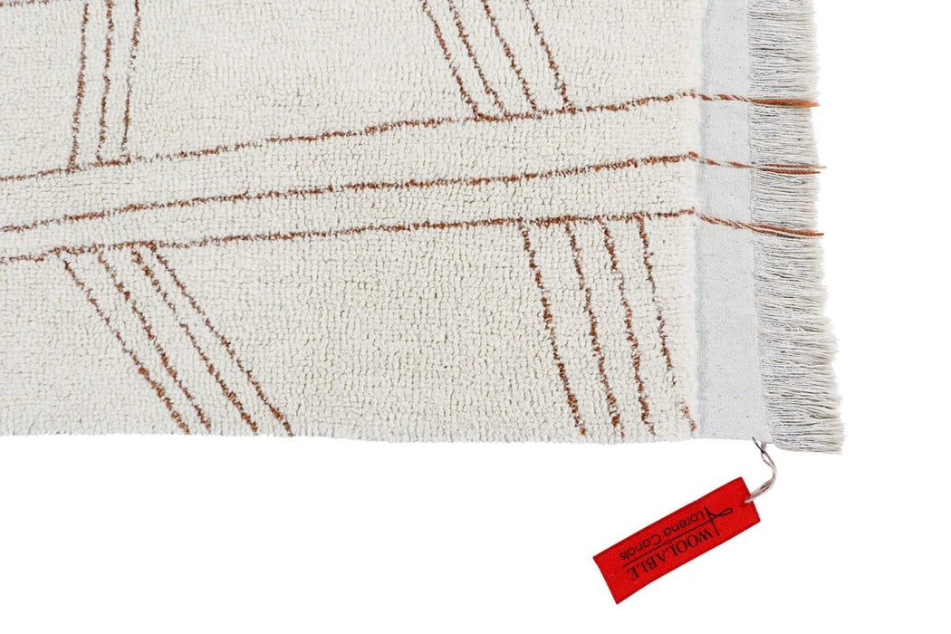 Lorena Canals Africa Woolable Shuka Seashell Rug