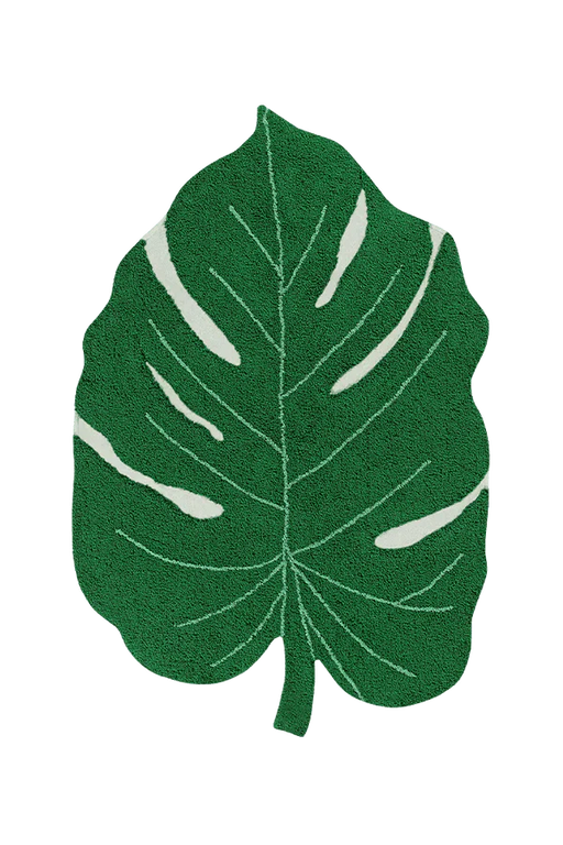 Lorena Canals Vaskbart Monstera Leaf Teppe