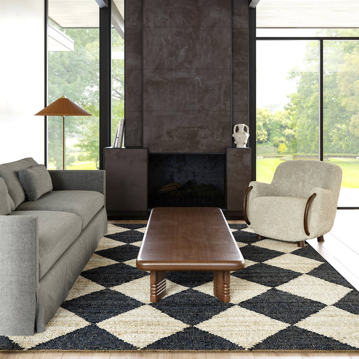 Louie Charcoal Jute Rug for Stylish Home Décor
