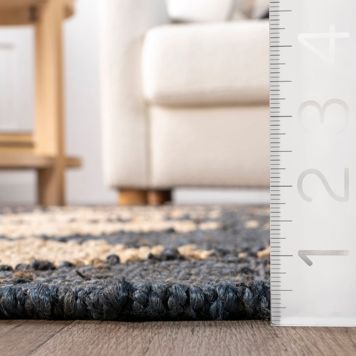 Louie Charcoal Jute Rug for Stylish Home Décor
