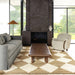 Louie Jute Rug Natural Checkerboard Design 120x180 cm