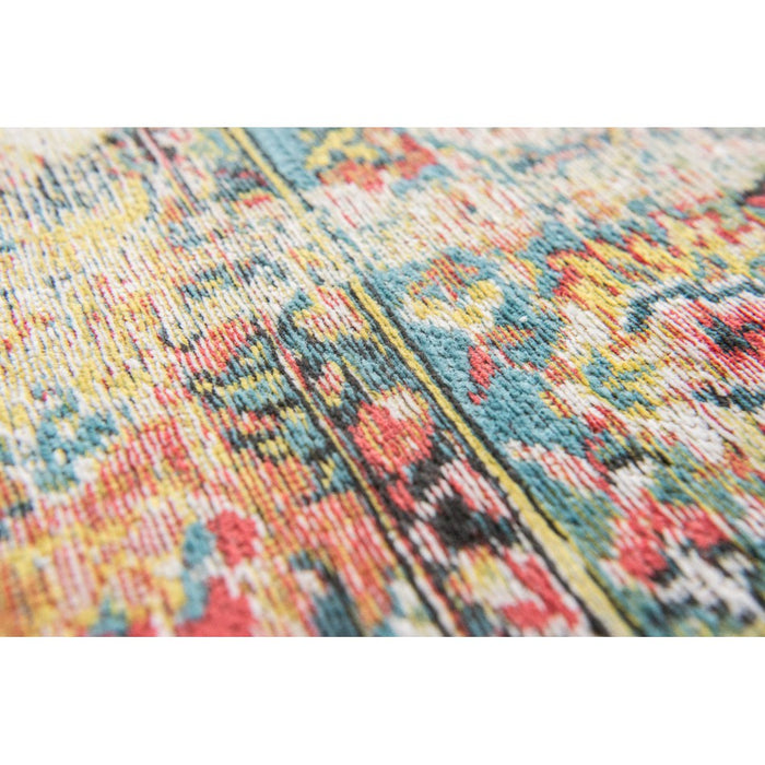 Louis De Poortere Antiquarian Bakhtiari 8712 Janiserry Multi Washable Polyester Flatweave Eco-Rug