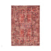 Louis De Poortere Antiquarian Hadschlu 8719 Red Brick Washable Polyester Flatweave Eco-Rug