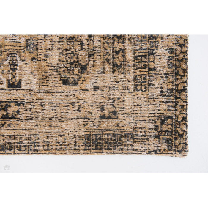 Louis De Poortere Antiquarian Hadschlu 8720 Agha Old Gold Washable Polyester Flatweave Eco-Rug