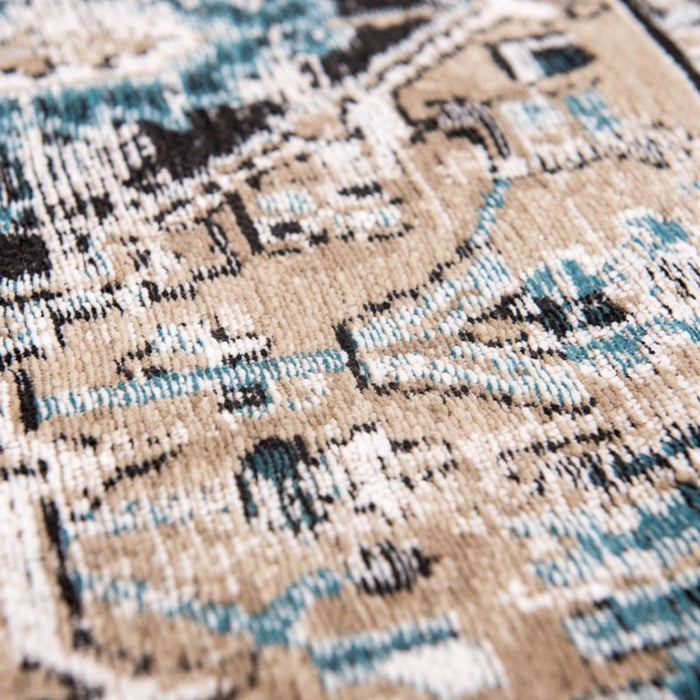 Louis De Poortere Antiquarian Heriz 8708 Golden Horn Beige Rug