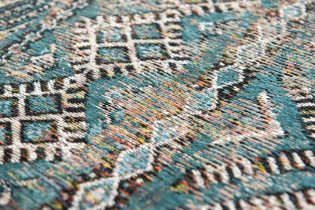 Louis De Poortere Antiquarian Kilim 9110 Zemmuri Blue Rug