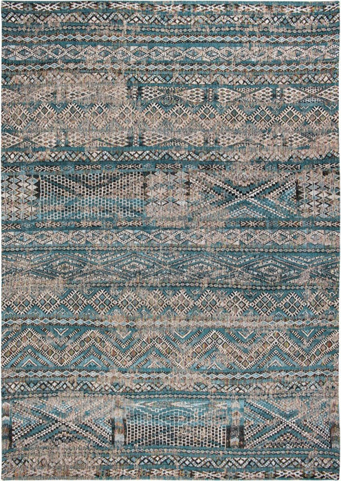 Louis De Poortere Antiquarian Kilim 9110 Zemmuri Blue Rug