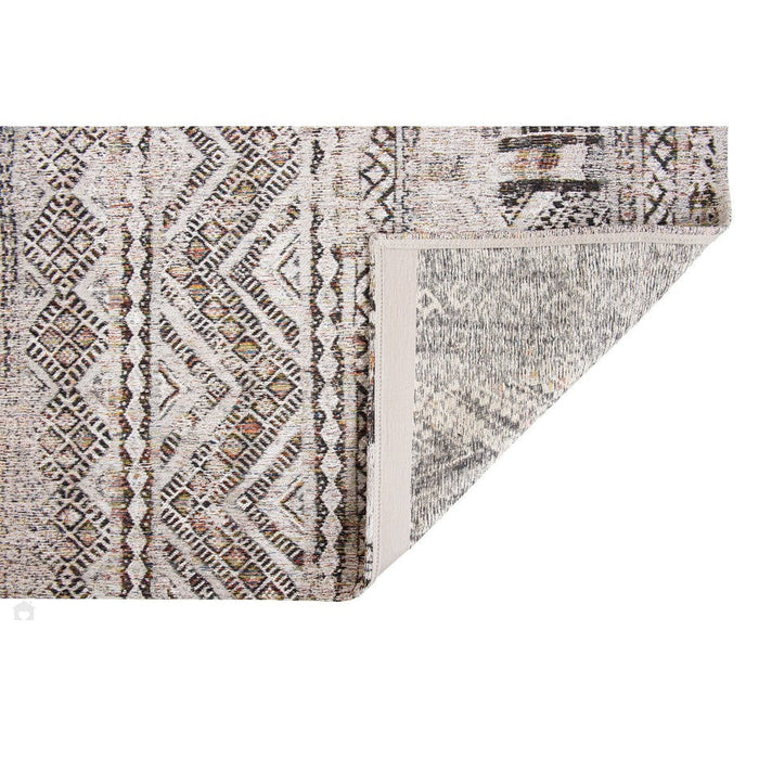 Louis De Poortere Antiquarian Kilim 9114 Medina White Washable Polyester Flatweave Eco-Rug