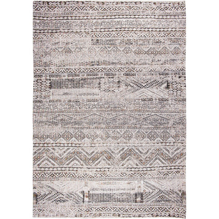 Louis De Poortere Antiquarian Kilim 9114 Medina White Washable Polyester Flatweave Eco-Rug