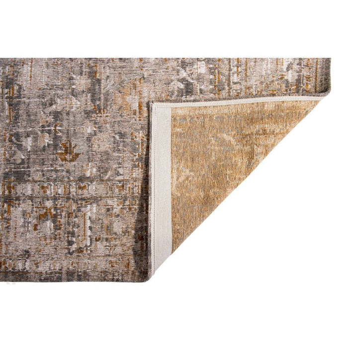 Louis De Poortere Antiquarian Ushak 8884 Suleiman Grey Washable Polyester Flatweave Eco-Rug