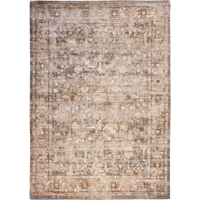 Louis De Poortere Antiquarian Ushak 8884 Suleiman Grey Washable Polyester Flatweave Eco-Rug