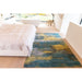 Louis De Poortere Atlantic Monetti 9119 Nymphea Blue Washable Polyester Flatweave Eco-Rug