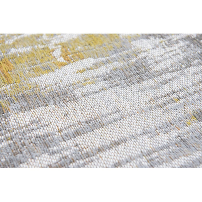 Louis De Poortere Atlantic Streaks 8715 Sea Bright Sunny Washable Polyester Flatweave Eco-Rug