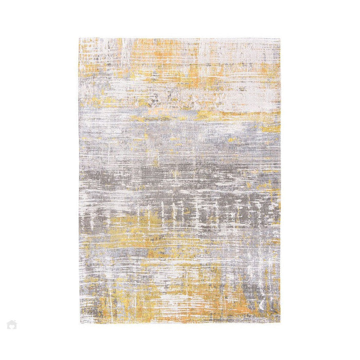 Louis De Poortere Atlantic Streaks 8715 Sea Bright Sunny Washable Polyester Flatweave Eco-Rug