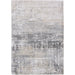 Louis De Poortere Atlantic Streaks 8716 Coney Grey Washable Polyester Flatweave Eco-Rug