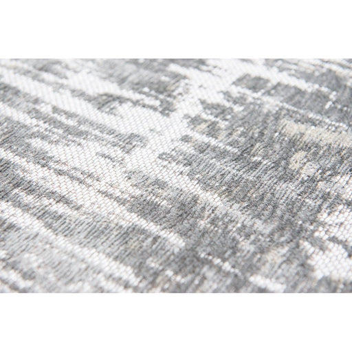 Louis De Poortere Atlantic Streaks 8716 Coney Grey Washable Polyester Flatweave Eco-Runner