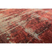 Louis De Poortere Atlantic Streaks 9125 Nassau Red Washable Polyester Flatweave Eco-Runner