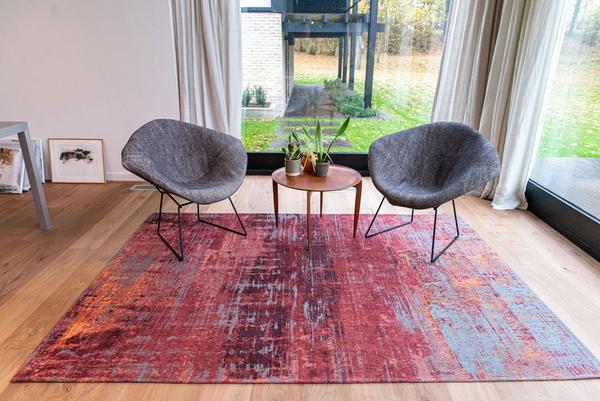 Louis De Poortere Atlantic Streaks 9125 Nassau Rose Rug