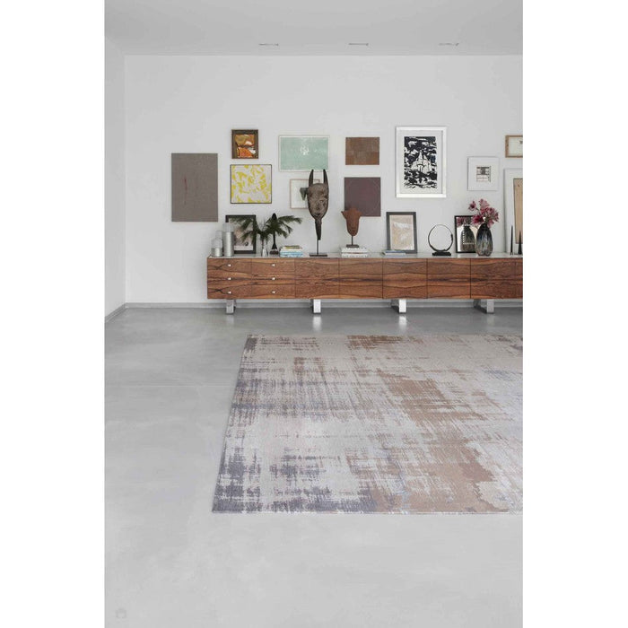 Louis De Poortere Atlantic Venetian Dust 9195 Padua Beige Washable Polyester Flatweave Eco-Rug