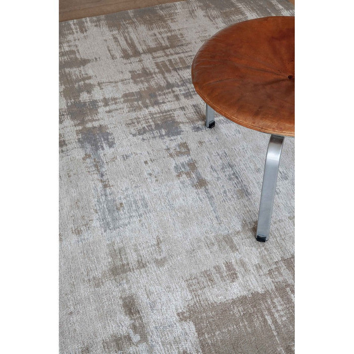 Louis De Poortere Atlantic Venetian Dust 9195 Padua Beige Washable Polyester Flatweave Eco-Rug