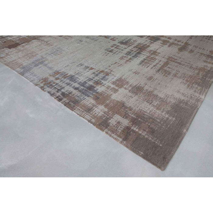 Louis De Poortere Atlantic Venetian Dust 9195 Padua Beige Washable Polyester Flatweave Eco-Rug