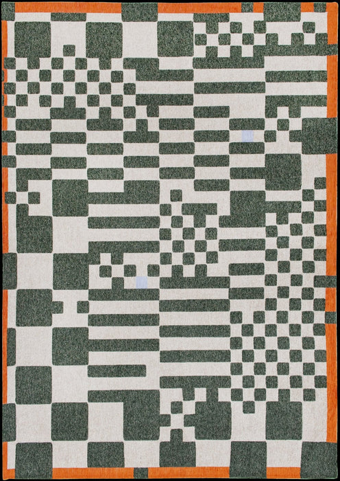 Louis De Poortere Craft Chess Deep Green 9339 Rug