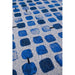 Louis De Poortere Craft Cobblestone 9348 Amparo Blues Washable Polyester Flatweave Eco-Rug