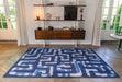 Louis De Poortere Craft Kuba Ultramarine 9336 Rug