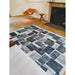 Louis De Poortere Craft Lucia 9355 Ice Blue Washable Polyester Flatweave Eco-Rug