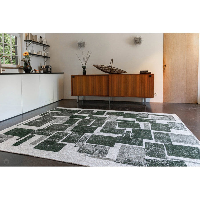 Louis De Poortere Craft Lucia 9356 Sycamore Washable Polyester Flatweave Eco-Rug