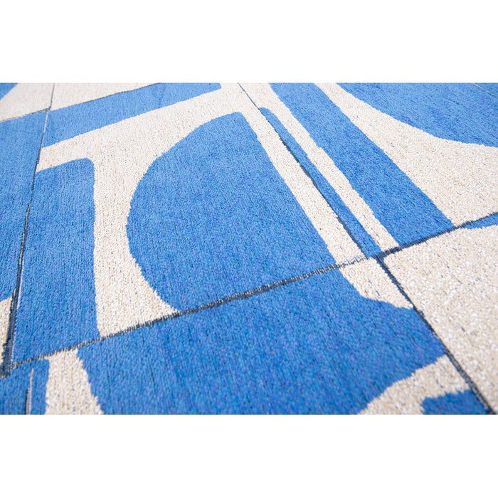 Louis De Poortere Craft Papercut 9358 Campanula Washable Polyester Flatweave Eco-Runner