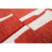 Louis De Poortere Craft Papercut 9364 Rust Washable Polyester Flatweave Eco-Runner